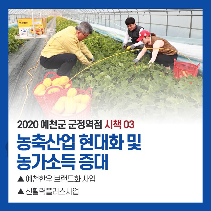 4.2020 예천군 군정역점 시책